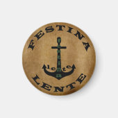 Festina lente magneet (Voorkant)