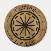 Festina lente magneet (Voorkant)