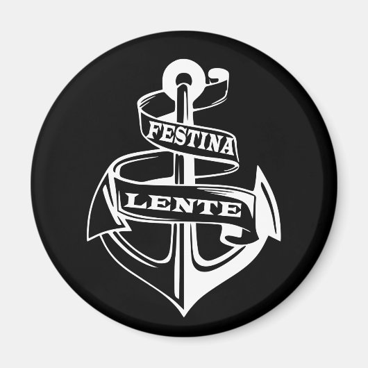 Festina lente magneet (Voorkant)