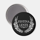 festina lente magneet (Voorkant / Achterkant)