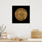 festina lente poster (Keuken)