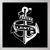 Festina lente poster (Voorkant)