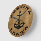 Festina lente ronde klok (Hoek)