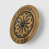 Festina lente ronde klok (Hoek)