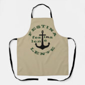 Festina lente schort (Voorkant)