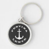 Festina lente sleutelhanger (Voorkant)