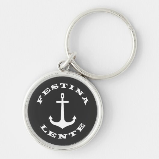 Festina lente sleutelhanger (Voorkant)