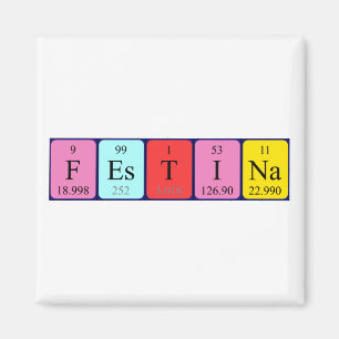 Festina periodiek table name magnet