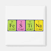 Festina periodiek table name magnet (Voorkant)