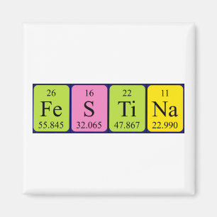 Festina periodiek table name magnet