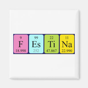 Festina periodiek table name magnet