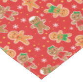 Festisch kerstgebarsten gevelbruin patroon tafelkleed (Gekanteld)