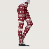 Festisch kerstlelijk gevelgevel geventileerd patro leggings (Rechts)