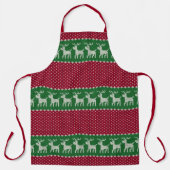 Festisch kerstlelijk gevelgevel geventileerd patro schort (Voorkant)