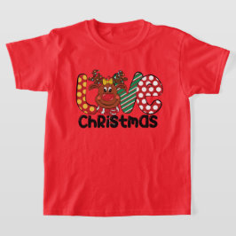 Festische kerstmeisjes rendieren t-shirt