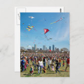 Festival 3 van de Vlieger van het Park van Zilker Briefkaart (Voorkant / Achterkant)