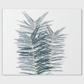 Festival aquarel bladeren cadeaupapier (Vlak)