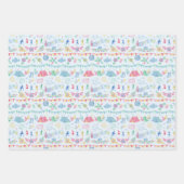 Festival Camping On Pastel Inpakpapier Vel (Voorkant 3)