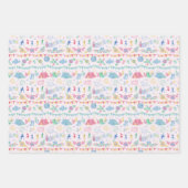 Festival Camping On Pastel Inpakpapier Vel (Voorkant 2)