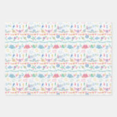 Festival Camping On Pastel Inpakpapier Vel (Voorkant)