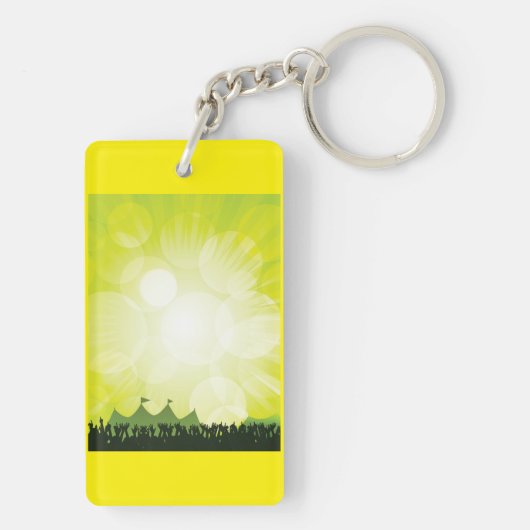 Festival Crowd Sleutelhanger (achterkant)