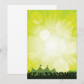 Festival Crowd-uitnodigingen Kaart (Voorkant / Achterkant)