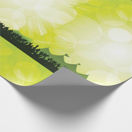 Festival Crowd Wrapping Paper Cadeaupapier