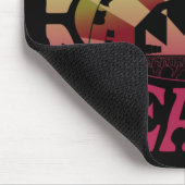 Festival Dreaming  Retro Green-Maroon Muismat (Hoek)