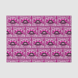 Festival Dreaming Retro Pink-Black + roze Tissuepapier