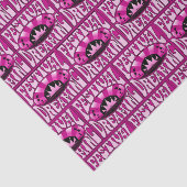 Festival Dreaming Retro Pink-Black + roze Tissuepapier (Detail)