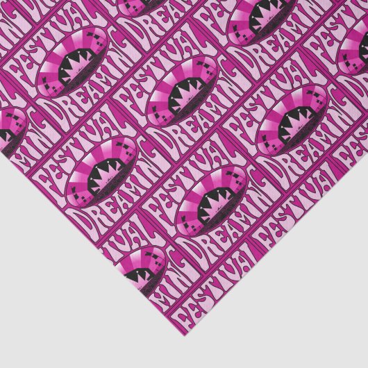 Festival Dreaming  Retro Pink-Black + roze Tissuepapier (Detail)
