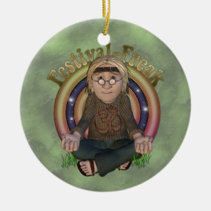 Festival Freak - Gepersonaliseerde versiering Keramisch Ornament