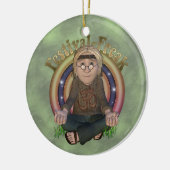 Festival Freak - Gepersonaliseerde versiering Keramisch Ornament (Links)