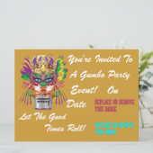 Festival Gumbo Queen Uitzicht Hints alstublieft Kaart (Staand voorkant)