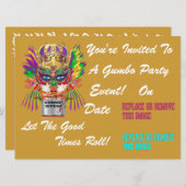 Festival Gumbo Queen Uitzicht Hints alstublieft Kaart (Voorkant / Achterkant)