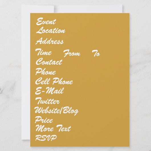 Festival Gumbo Queen Uitzicht Hints alstublieft Kaart (Achterkant)