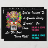 Festival Gumbo Queen Uitzicht Hints alstublieft Kaart (Voorkant / Achterkant)