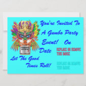 Festival Gumbo Queen Uitzicht Hints alstublieft Kaart (Voorkant)