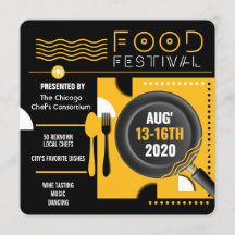 festival hedendaagse flyer