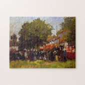 Festival in Argenteuil 1872 Monet Fine Art Legpuzzel (Horizontaal)