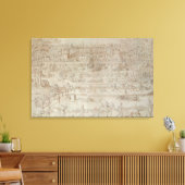 Festival in het Chateau d'Anet Canvas Afdruk (Insitu (Woonkamer))