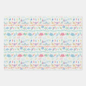 Festival Kamperen Op Gingham Inpakpapier Vel (Voorkant 2)