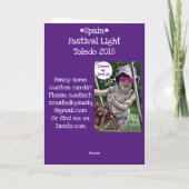 Festival Licht Kaart (Achterkant)