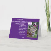 Festival Lights in Granada Kaart (Achterkant)