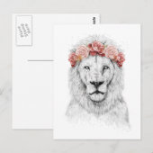 Festival lion briefkaart (Voorkant / Achterkant)