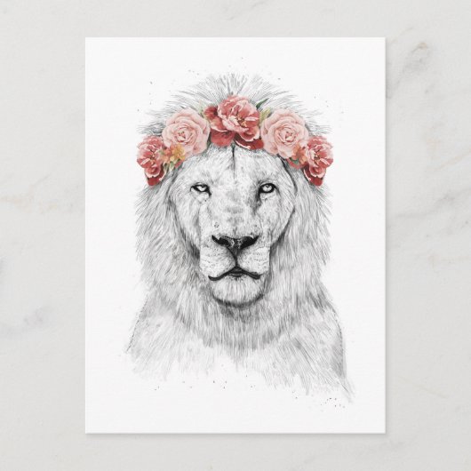 Festival lion briefkaart (Voorkant)