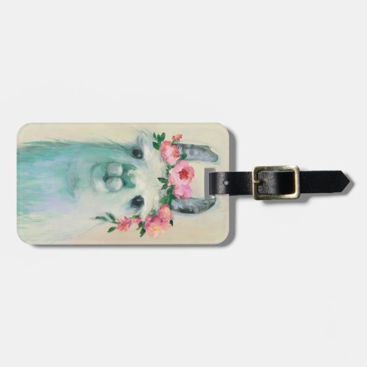 Festival Llama Bagagelabel (Voorkant horizontaal)