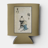 Festival Matsuri Costume Actors Feudal Japan Blikjeskoeler (Voorkant)