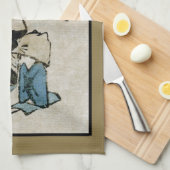 Festival Matsuri Costume Actors Feudal Japan Theedoek (Quarter Fold)