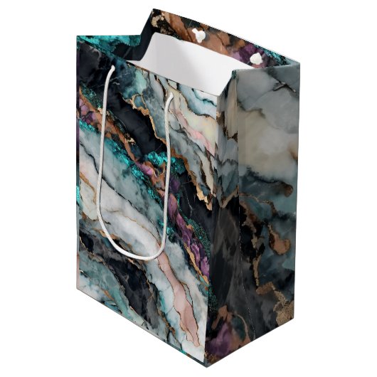 Festival Medium Cadeauzakje (Voorkant Gekanteld)